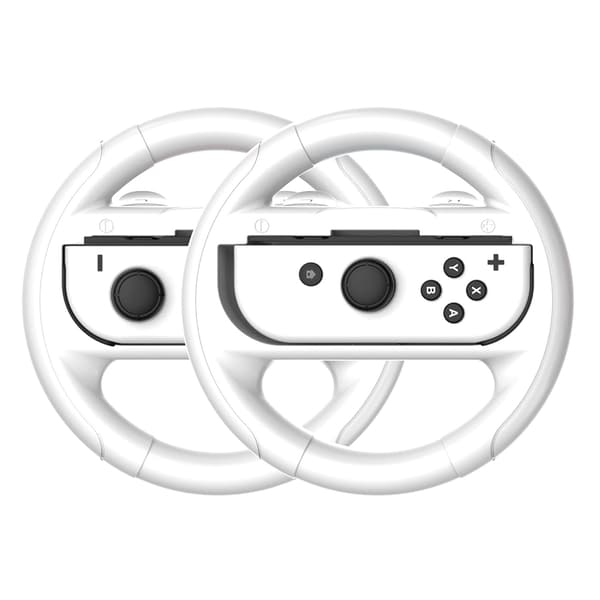 2 stk. venstre højre spil rat controller håndtag holder greb joycon controller gamepad til Nintendo Switch OLED NS