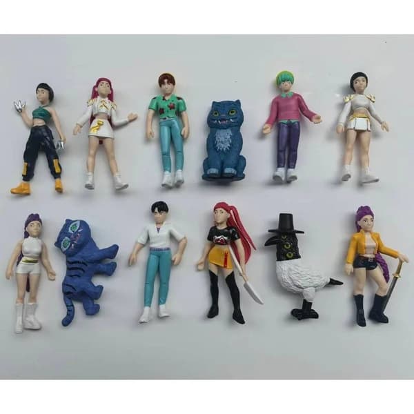 Anime Kpop Demon Hunter Figurmodellleksak - Spelbordsdekor och samlarpresent för barn
