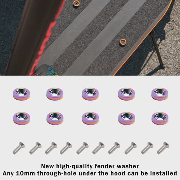 Styrskruer til elektrisk scooter, 10 stk. til Dualtron 1 2 3 Thunder Eagle Ultra Zero 9