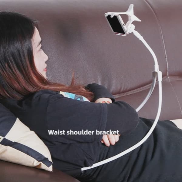 Justerbar 360° mobiltelefonholder til halsmontering til iPhone Xiaomi