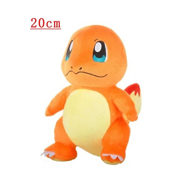 Blød Pikachu, Pichu, Charmander, Bulbasaur, Squirtle, Psyduck, Eevee Plyslegetøj - søde udstoppede dyr