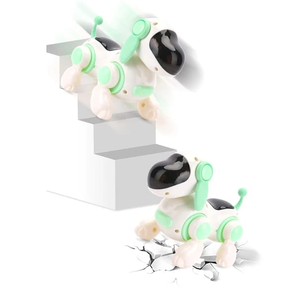 Interactive Bionic Robot Hundelegetøj til børn - Kravle, lys og musik, perfekt gave!