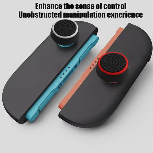 4/8/12 stk. joystick silikone lysende tommelfingergrebskapper til Nintendo Switch 2/PS4/XBOX PS5 controller til Switch-tilbehør