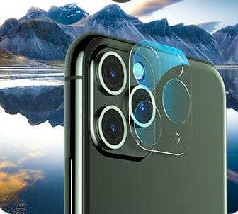 2 Pack iPhone 11 Pro, Pro Max Kamera Härdat Glas Skärmskydd
