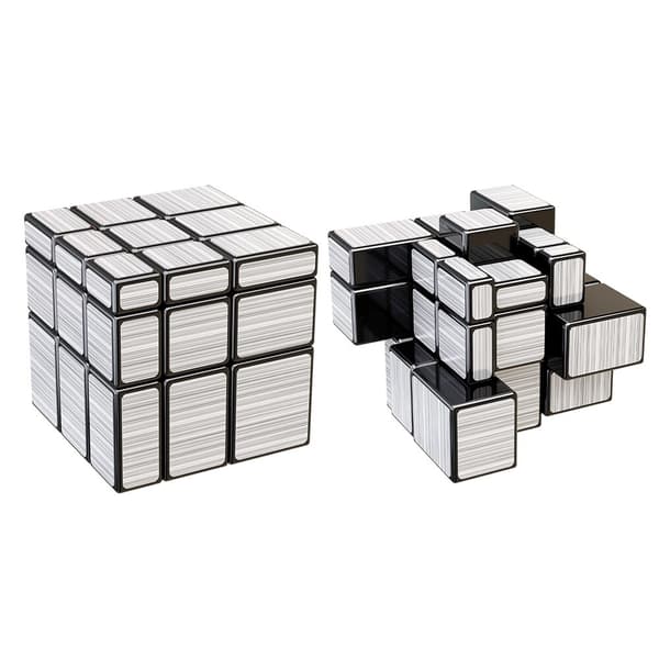 SENGSO Mirror Magic Cube 2x2 3x3 Golden Silver Magic Cubo Profession Pussel högkvalitativa barnleksaker
