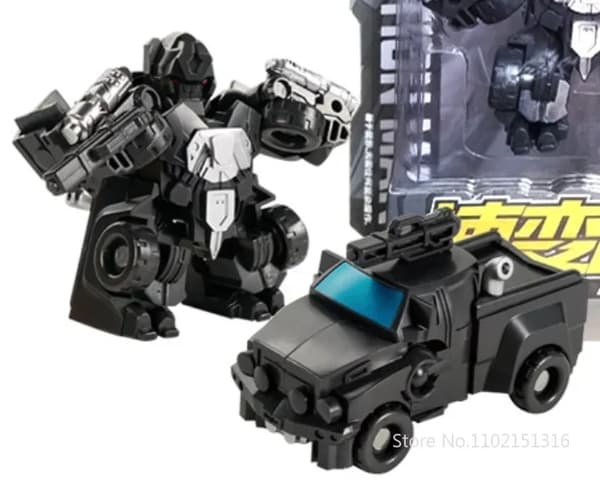 2-i-1 Mini Transformation Robot billegetøj til børn - Action Figur gave & deformeret model