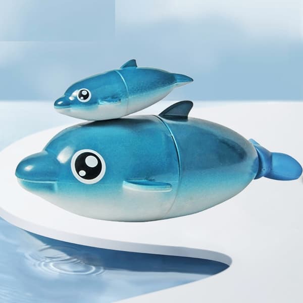 Robotfisk-, pingvin-, delfin- og søløvelegetøj - elektrisk swimmingpool og badelegetøj til børn