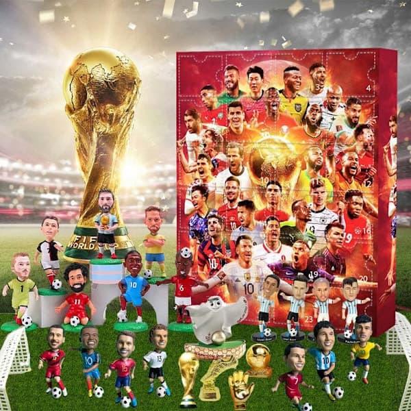 Jul Adventskalender för VM Samlarfotbollsfigurer