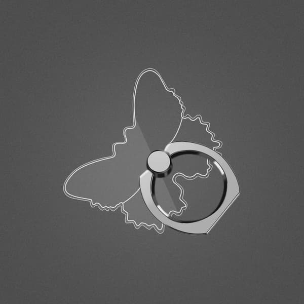 Universal Magnetisk Fingerring Telefonholder Stativ til iPhone 13 Max 8 Transparent