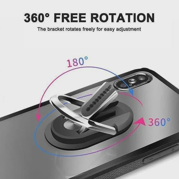 360° Ringholder Telefonstativ Universal Bilventilationsmontering Multifunktionelt Telefongreb