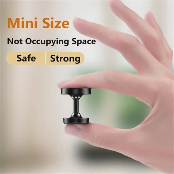 Magnetisk Bilholder Dashboardmonteringsstativ til iPhone Samsung Xiaomi