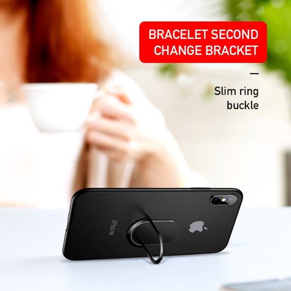 Universal Magnetisk Fingerring Telefonholder Stativ Bilmontering til iPhone Smartphone
