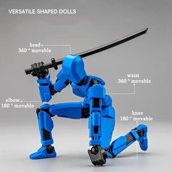 T13 Action Figure – Titan 13, Nova 13 – 3D-printet Multi-Jointed Movable Model Legetøj