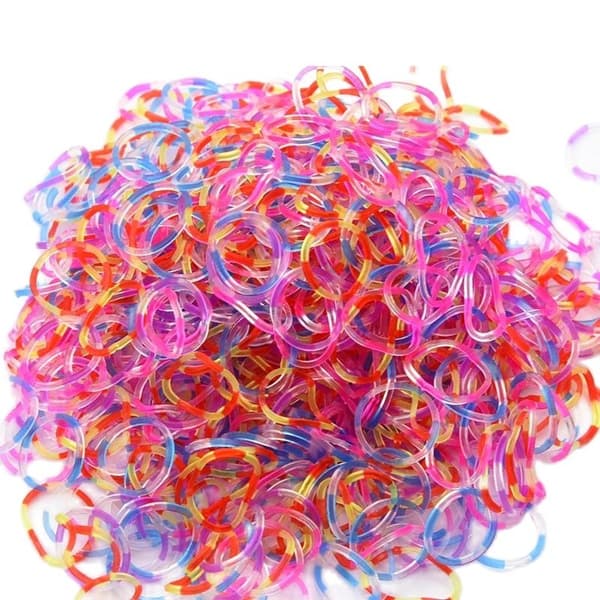 Rainbow Loom gummiband för barn - DIY Craft Armband Kit, perfekt julklapp