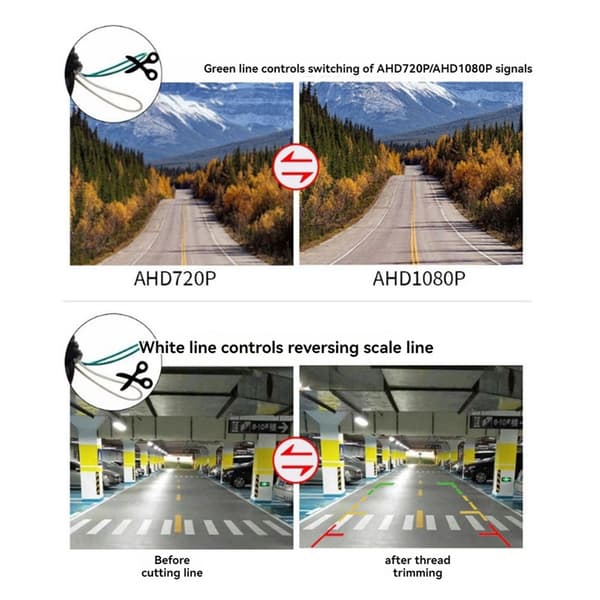 Auton AHD 1080P vedenpitävä peruutuskamera BMW E90 E91 E92 E93 M5 E39 E60 E61 pysäköintitutkakamera
