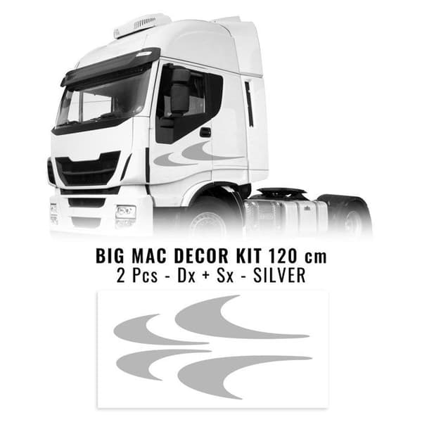 Dekorationskit Universell Big Mac, SILVER