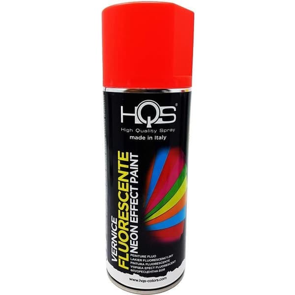 HQS Neonröd fluorescerande sprayfärg, 400 ml