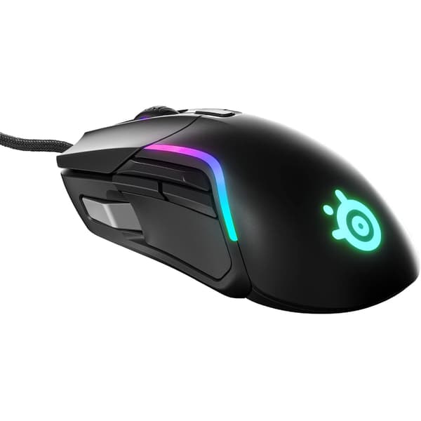 SteelSeries Rival 5 – gamingmus 18 000 CPI, 9 programmerbara knappar