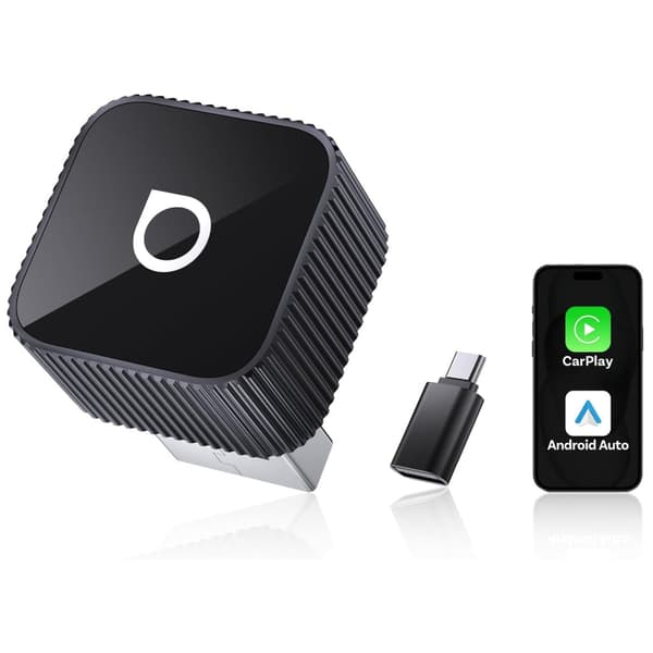 Ottocast Mini Slim – Trådløs CarPlay & Android Auto-adapter