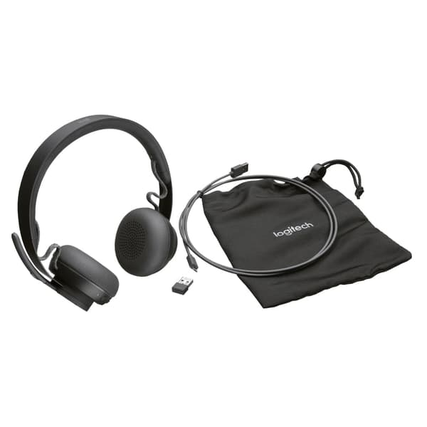 Logitech Zone Wireless Teams Graphite – ANC Bluetooth USB UC -kuulokemikrofoni