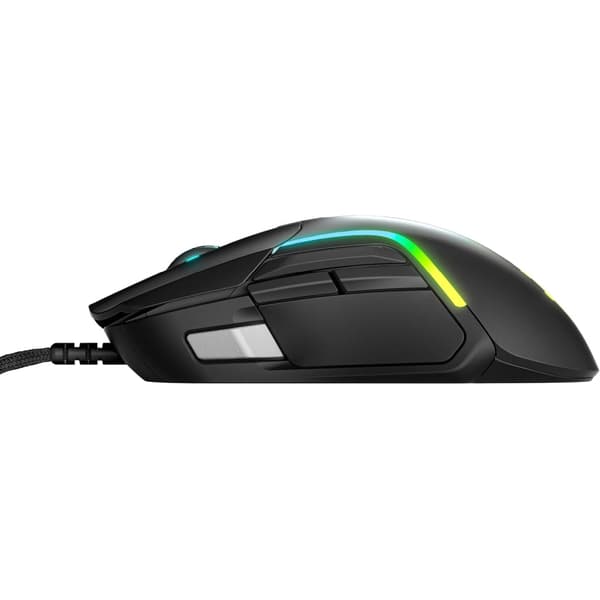 SteelSeries Rival 5 – gamingmus 18 000 CPI, 9 programmerbara knappar