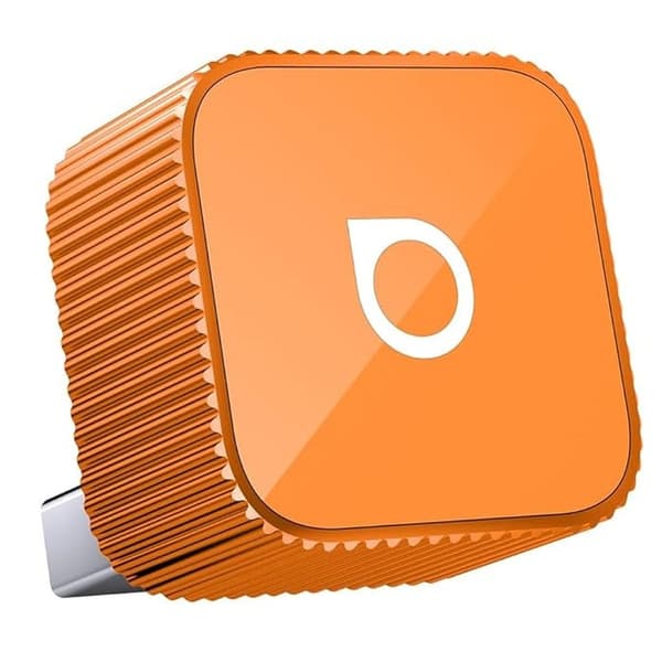 Ottocast Mini Slim – Trådlös CarPlay & Android Auto Adapter USB (Orange)