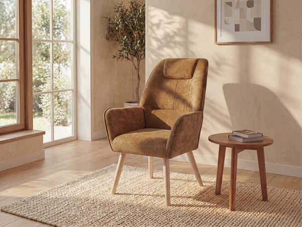 Vente-unique - Kameltygsfauteuil OSIMO