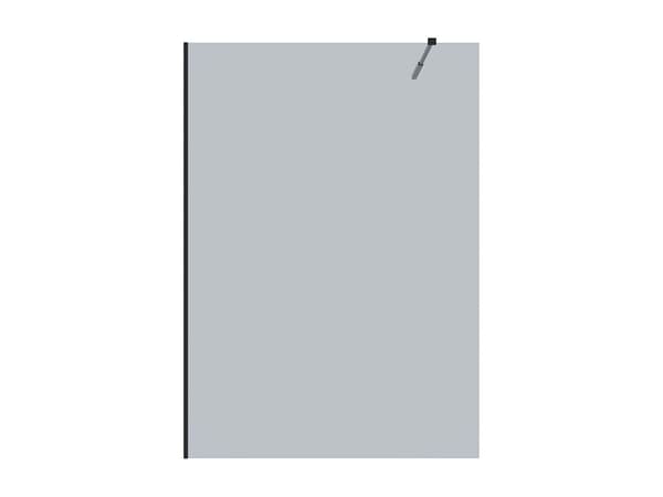 Vente-unique - Walk-in-dusch - Rökgrått glas - 140x200 cm - MALIKA II