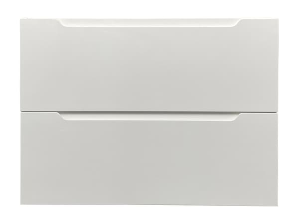 Vente-unique - Upphängd underskåp för handfat - Vit - 80 cm - STEFANIE