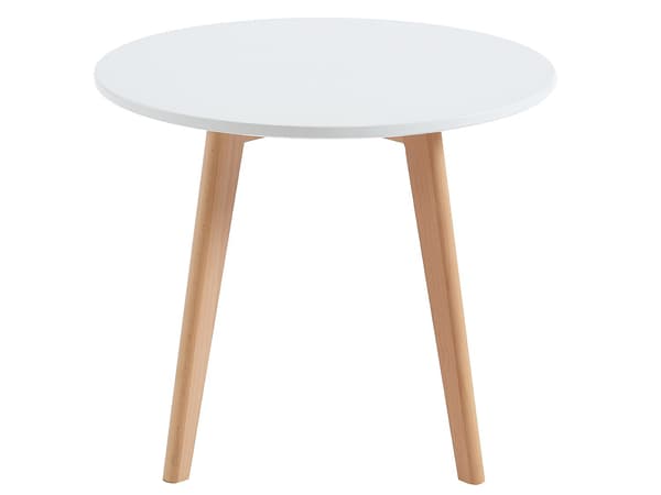 Vente-unique - LOULOUNE barnbord + 2 POUPINETTE stolar - Vit