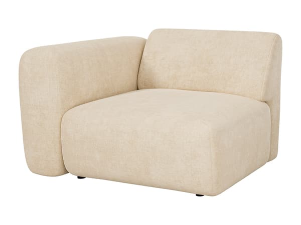 Vente-unique - 3-sits modulsoffa i beige tyg från Maison Céphy POGNI