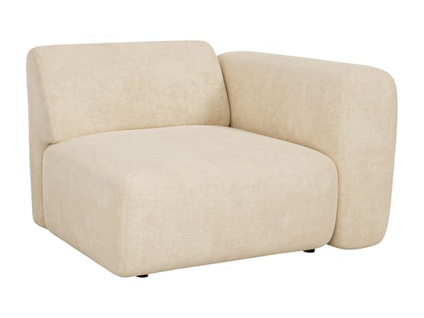 Vente-unique - 3-sits modulsoffa i beige tyg från Maison Céphy POGNI
