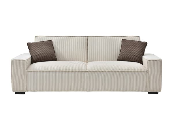 Vente-unique - 3-sits bäddsoffa i beige manchester SEKOTA
