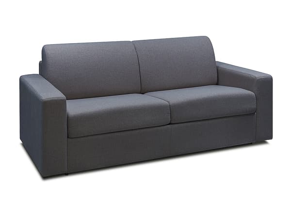 Vente-unique - COGLIO 3-sits express-bäddsoffa i antracitgrått tyg
