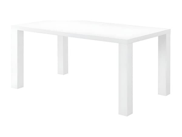 Vente-unique - Matbord MONICA - 6 personer - vitlackerad MDF