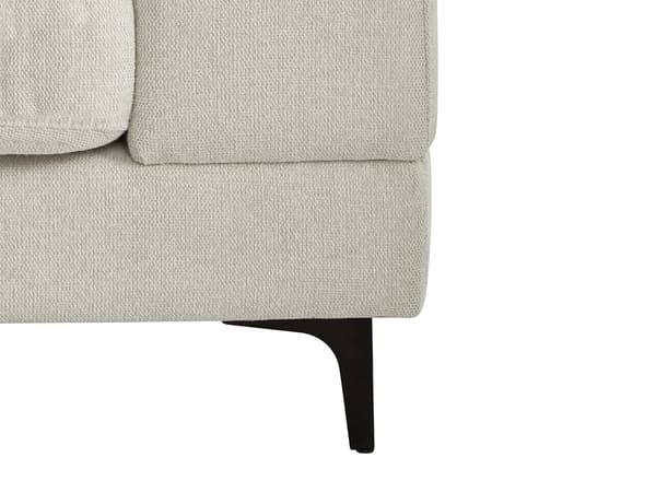Vente-unique - JAMOLO 3-sitssoffa i beige texturerat tyg