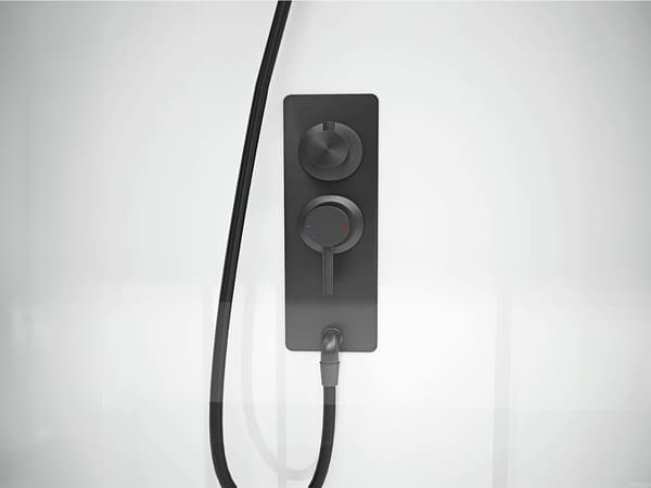 Vente-unique - Duschkabin med reversibel installation - SAVITO