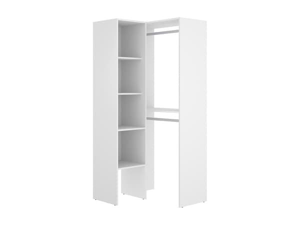 Vente-unique - Garderobshörn - L79 cm - Vit - FERDINAND