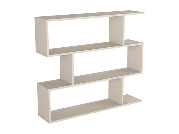 Vente-unique - Hylla med 3 nischer - Beige TOMINI