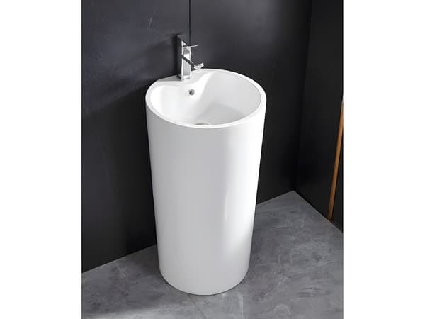 Vente-unique - Fristående cylindriskt handfat TOTAM