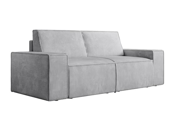 Vente-unique - 2-sits soffa i ljusgrå manchester AMELIA