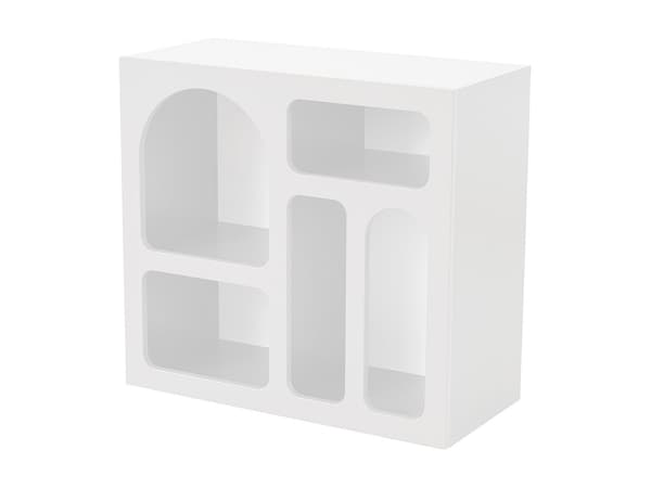 Vente-unique - Konsol med 5 fack - Vit - LUELA