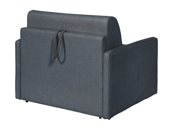 Vente-unique - Bäddsoffa express och vändbar i beige tyg - Sovbredd 160 cm - Madrass 14 cm - CALIFE