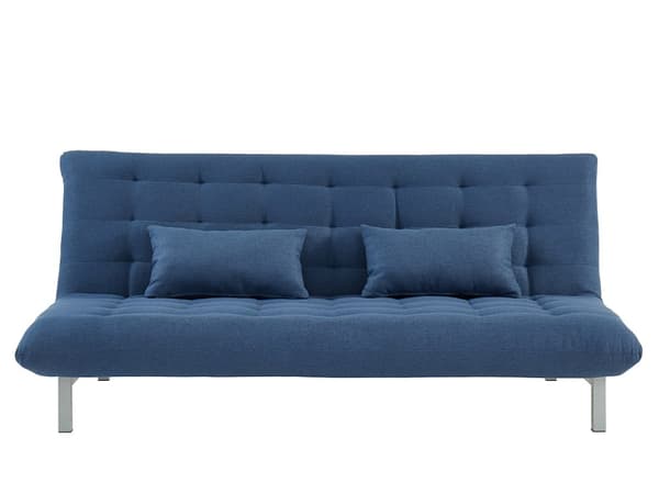Vente-unique - HORNET 3-sits klick-klack bäddsoffa i tyg - Blå