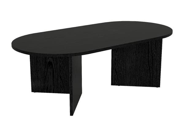 Vente-unique - Svart soffbord TOPANIA