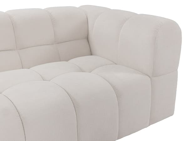 Vente-unique - 2-sitsig soffa i texturerat tyg - Beige RIMALO
