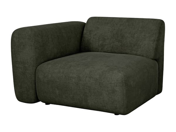 Vente-unique - 4-sits modulsoffa i grön tyg av Maison Céphy POGNI