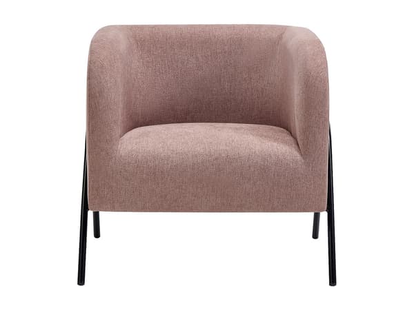 Vente-unique - BLINODA rosa tygfåtölj