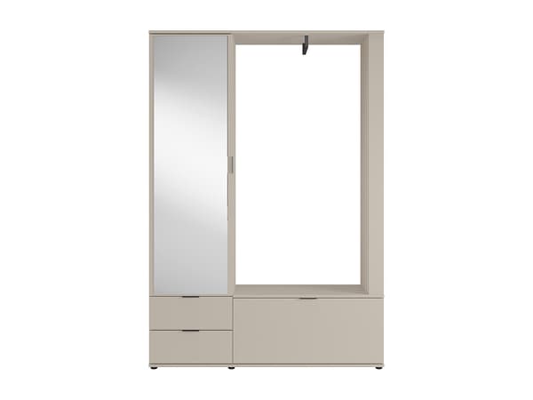 Vente-unique - Hallmöbel med förvaring och klädstång - Beige - CEDRELA