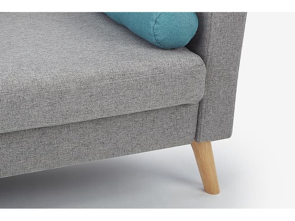 Vente-unique - 2-sits soffa TATUM i tyg - Gråmelerad